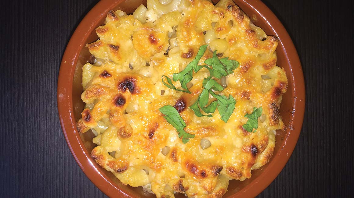 Macaroni and Old Amsterdam cheese