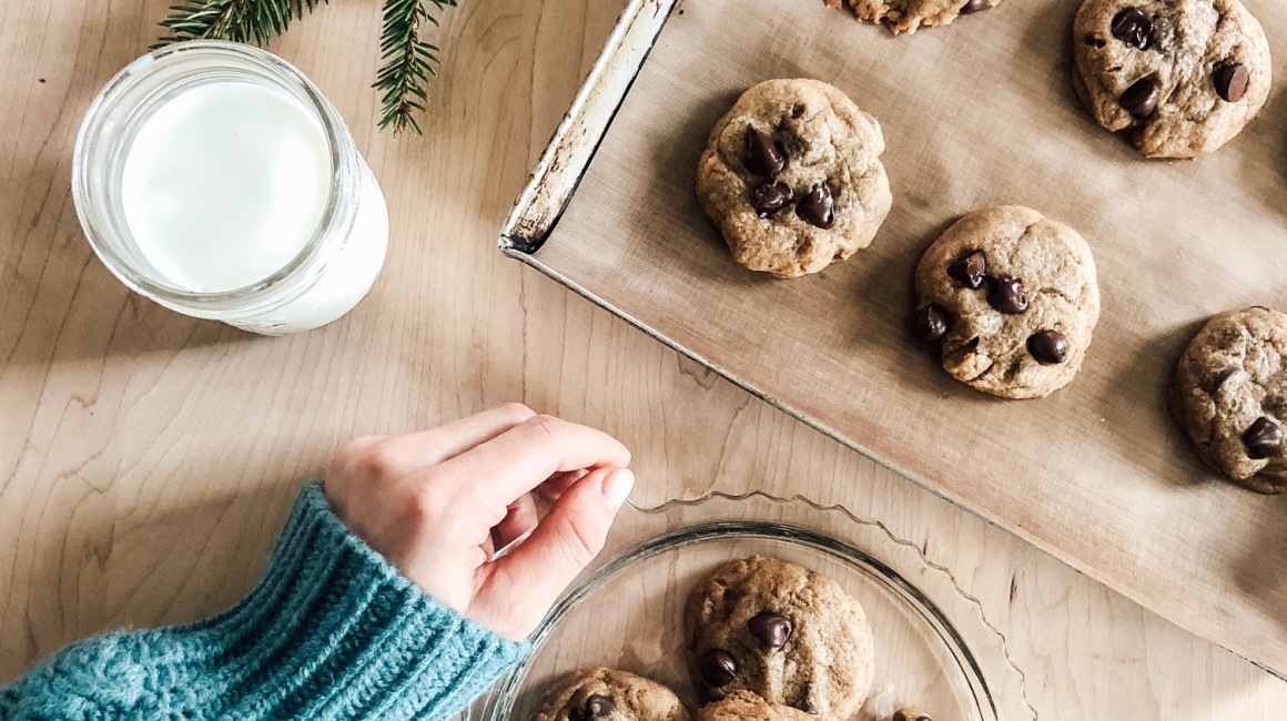 The Best Spiced Chocolate Chip Christmas Cookies