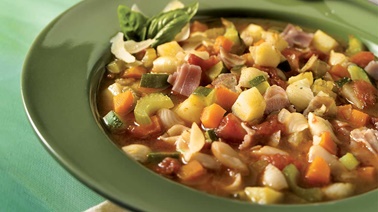 White Kidney Beans and Pancetta Minestrone