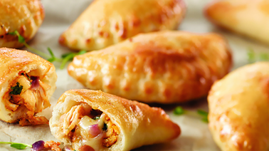 Mini BBQ turkey calzones from Stefano Faita