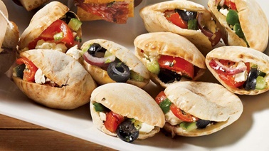 Mini-pitas à la grecque