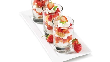 Mini-shortcakes aux fraises