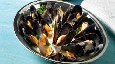 Moules au parmesan grillées au barbecue