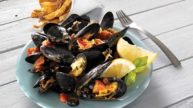 Mediterranean-style mussels