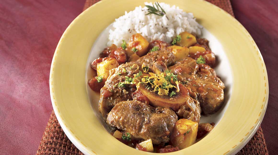 Curry-mango osso buco