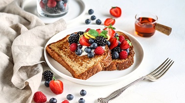 French Toast with Lemon and Berries