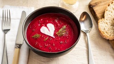 Potage à la betterave et au fenouil de Geneviève O'Gleman