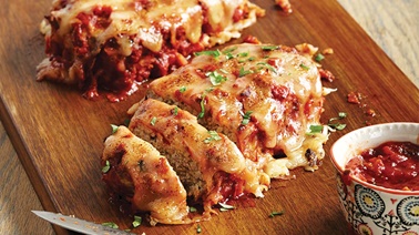 Chicken Parmesan meatloaf