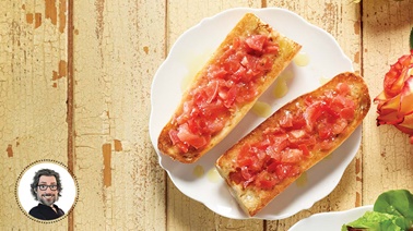 Pan con tomate à la catalane