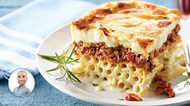 Pastitsio (pâtes au four à la méditerranéenne) de Stefano Faita