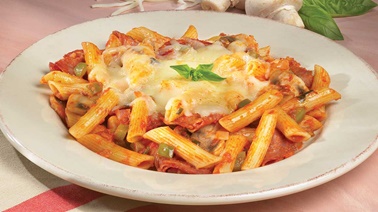 Three-salami penne