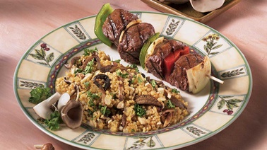 Bulgur Pilaf with Mushrooms