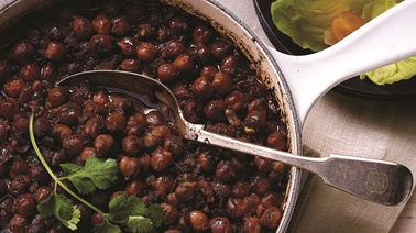 Baked Coffee Chickpeas