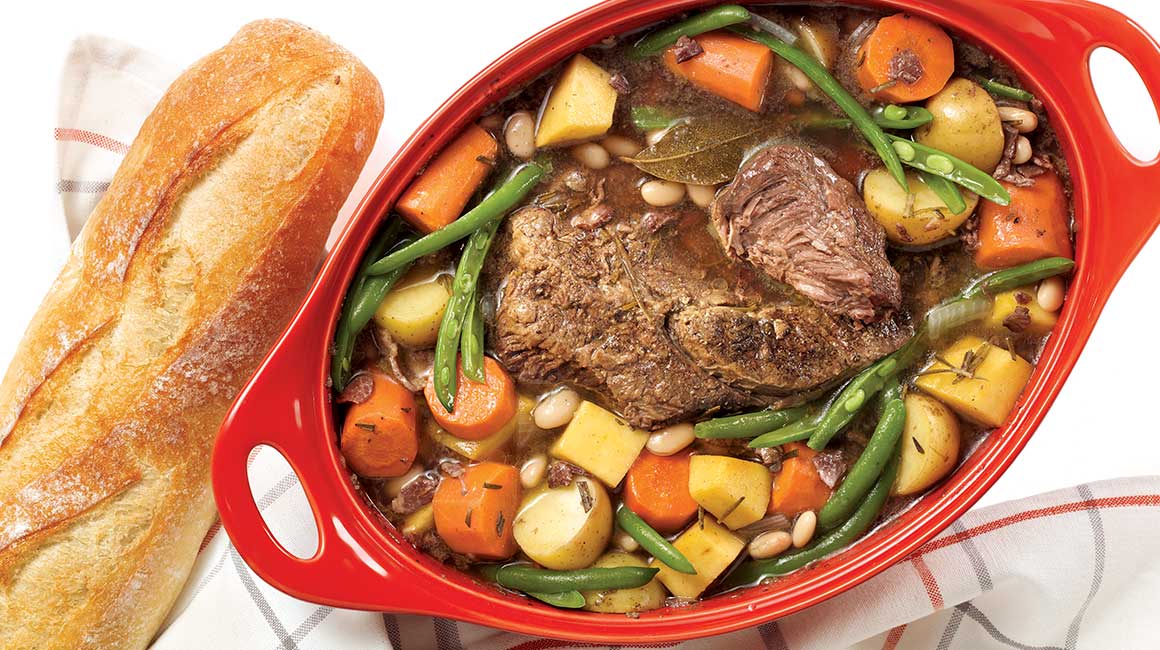 Red wine and rosemary pot roast