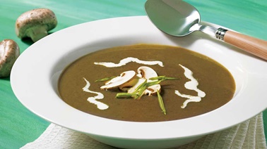 Mushroom-fennel soup