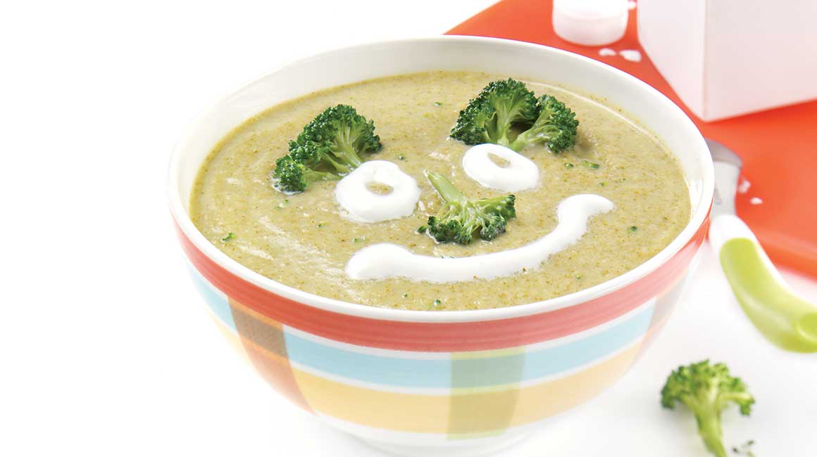 Yummy cream of broccoli soup