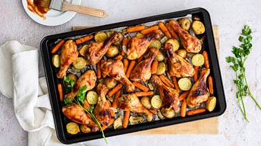 Finger-licking good roast chicken drumsticks