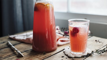 Raspberry & Green Tea Punch