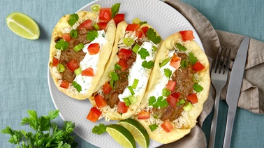 Indian Style Lentil Tacos