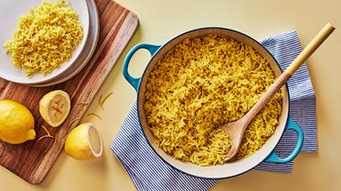 Lemon rice pilaf