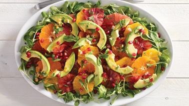 Citrus & Avocado Salad with Citrus-Flavoured Dressing