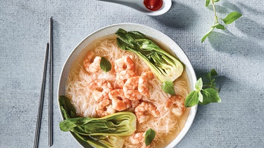 Shrimp and Bok Choy Tonkinese Soup
