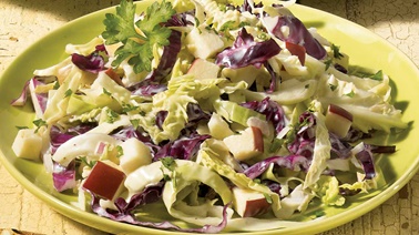 Three-cabbage coleslaw