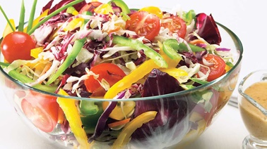 Colourful radicchio salad