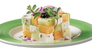 Melon and Feta Greek Salad