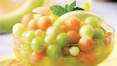 Salade de melon parfumée au gingembre