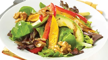 Spring sweet pepper salad