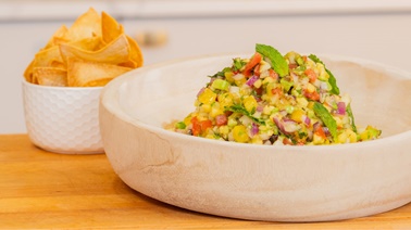 Chayote-lime salsa