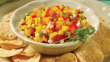 Mexican Salsa with Corn and Mango