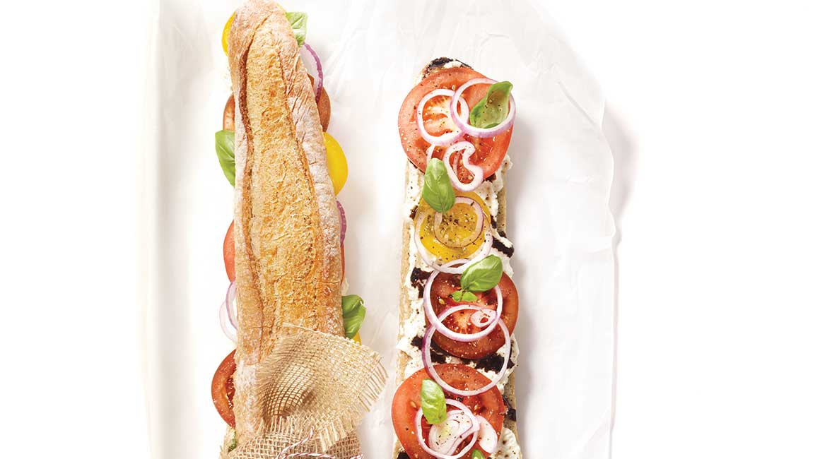 Sandwich estival à partager