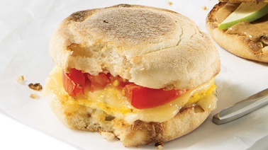 Sandwich-matin œuf et fromage