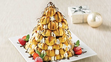 Jamming Chocolate Profiterole Tree