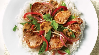 Asian veal stir-fry