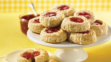 Scones à la confiture