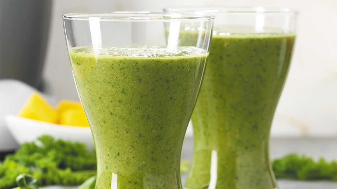 Fruity green smoothie