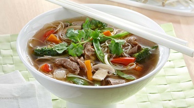 Hearty oriental soup