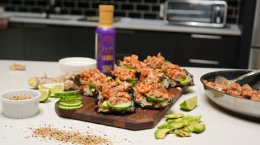 Sushi-Tacos par Fitcook Foodz