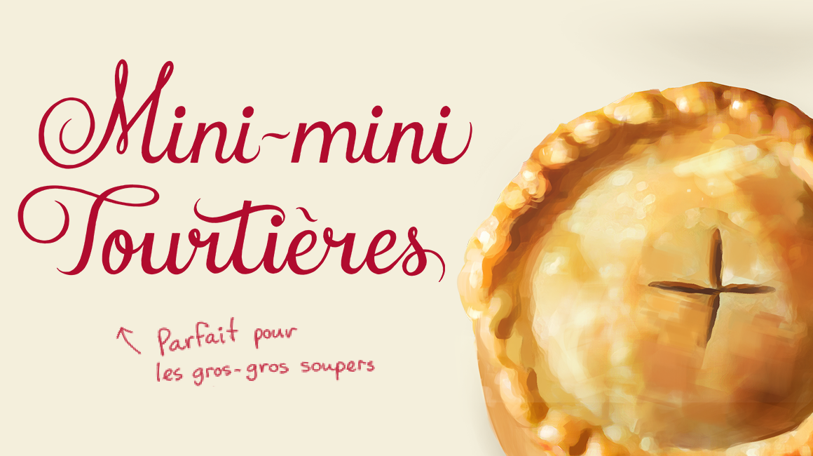 Mini-mini tourtières