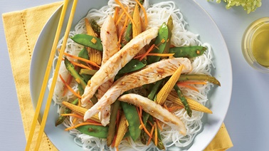 Tilapia and Vegetable Stir-Fry