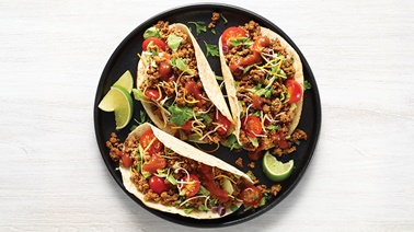 Soft Tacos with Ground Beef