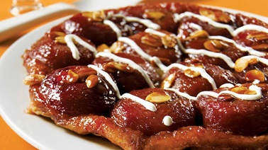 Caramelized Plum Tarte Tatin