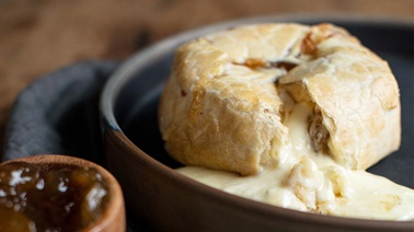 Baked Brie and cheese spread