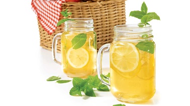 Lemon-ginger iced tea
