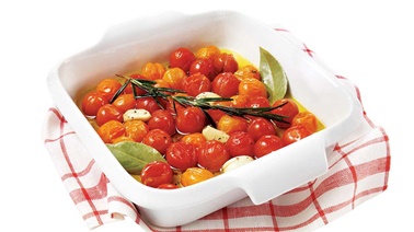 Mediterranean-style cherry tomato confit