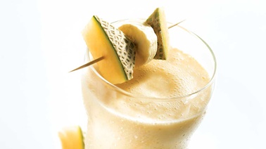 Tourbillon de banane et de cantaloup