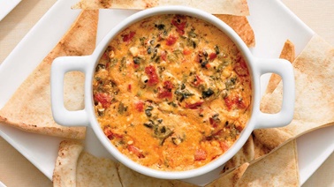 Quick roasted pepper dip